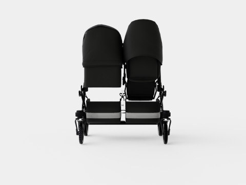 Emmaljunga Double Viking Stroller 3D Модель