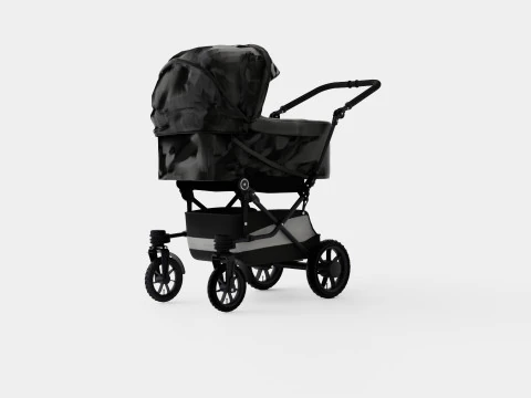 Carrinho Emmaljunga Edge Duo Modelo 3D