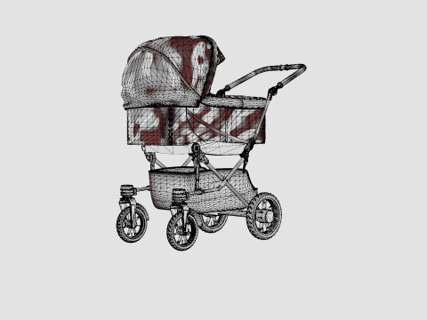 Emmaljunga Edge Duo Stroller 3D Model