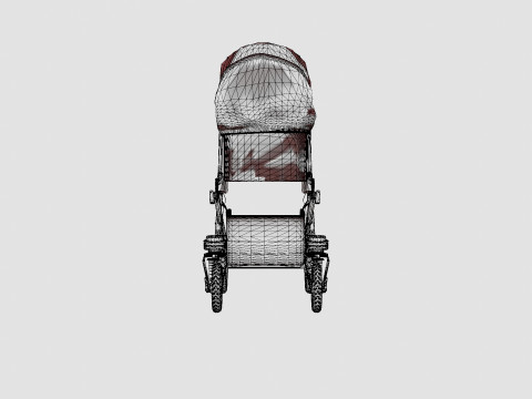 Emmaljunga Edge Duo Stroller 3D Model