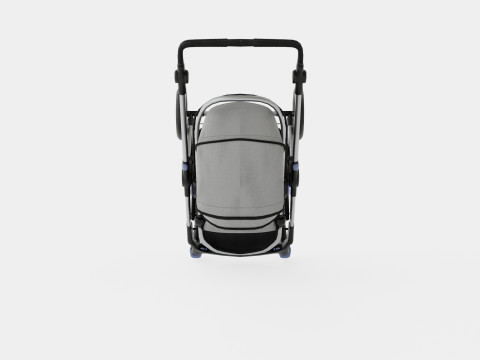 Emmaljunga NXT90 Stroller MixMatch Stroller 3D Модель
