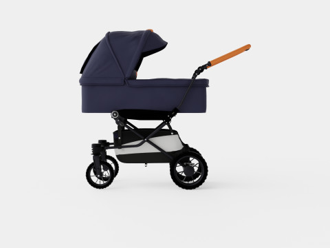 Emmaljunga Super Viking 2019 Stroller 3D Model