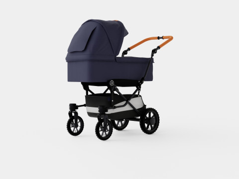 Emmaljunga Super Viking 2019 Stroller 3D Модель