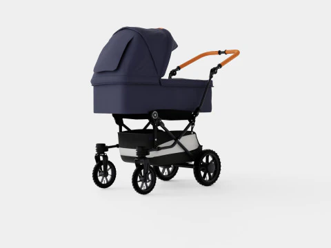 Emmaljunga Super Viking 2019 Stroller 3D Model