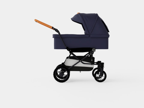 Emmaljunga Super Viking 2019 Stroller 3D Модель