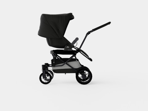 Emmaljunga Super Viking 2019 Stroller 3D Model