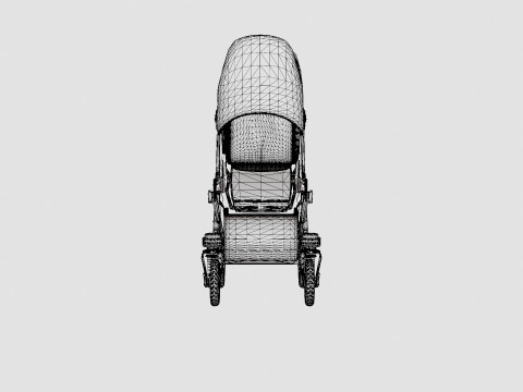 Emmaljunga Super Viking 2019 Stroller 3D Model