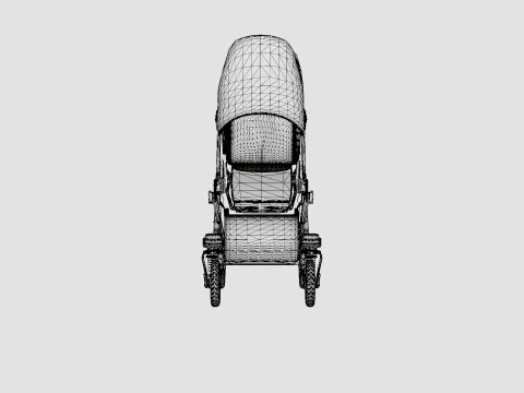 Emmaljunga Super Viking 2019 Stroller 3D Model