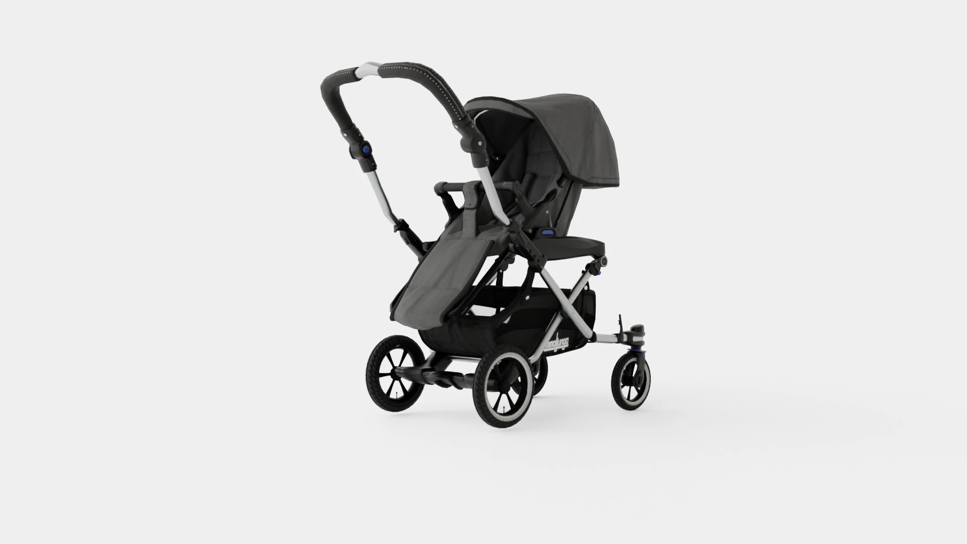 Emmaljunga Viking 2019 Complete Stroller 3D Model .c4d .max .obj .3ds .fbx .stl .blend