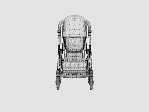 Emmaljunga Viking 2019 Complete Stroller 3D Model