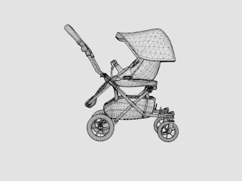 Emmaljunga Viking 2019 Complete Stroller 3D Model