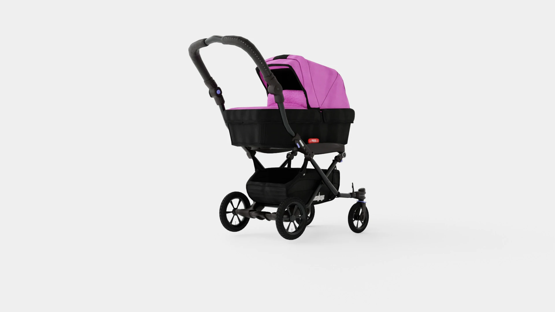 Emmaljunga Viking 2019 Complete Carriage Stroller 3D Model .c4d .max .obj .3ds .fbx .stl .blend 