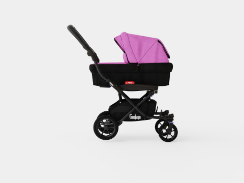 Emmaljunga Viking 2019 Complete Carriage Stroller 3Dモデル
