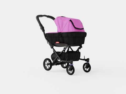 Emmaljunga Viking 2019 Complete Carriage Stroller 3Dモデル
