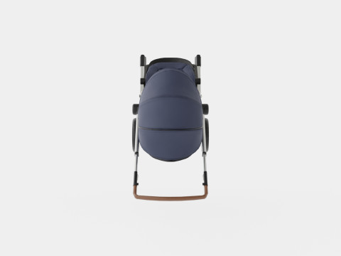 Joolz Hub Classic Blue Stroller Model 3D