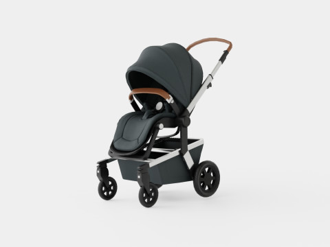 Joolz Hub Stroller Grey 3D Model