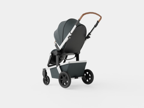 Joolz Hub Stroller Grey Model 3D