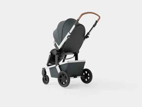 Joolz Hub Stroller Grey 3D Model