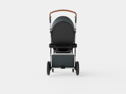 Joolz Hub Stroller Grey Model 3D