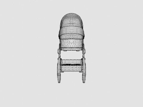 Silver Cross Coast Stroller Modèle 3D