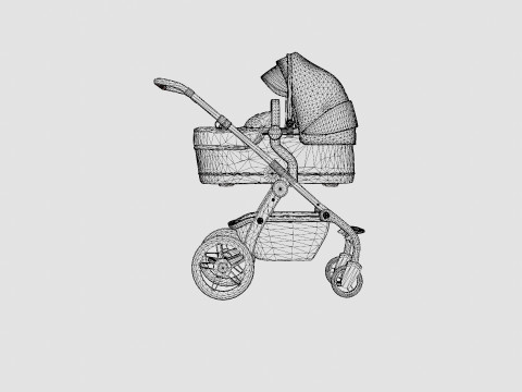 Silver Cross Coast Stroller Modèle 3D