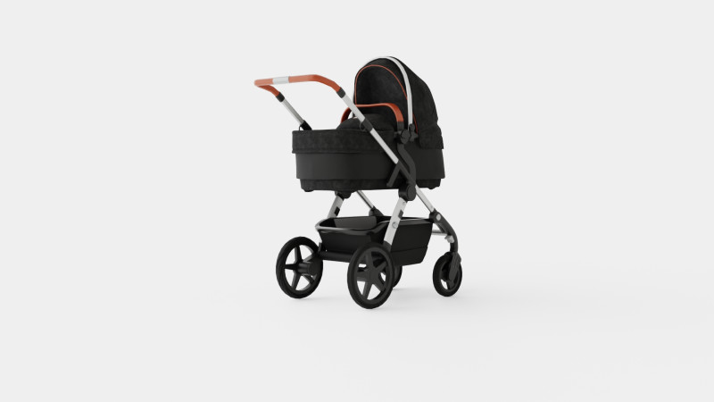Silver Cross Granite Stroller 3D 모델 .c4d .max .obj .3ds .fbx .stl .blend 