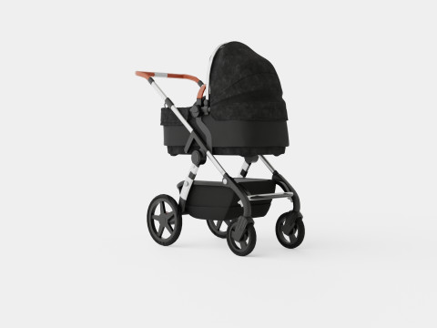 Silver Cross Granite Stroller 3D 모델