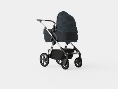 Silver Cross Slate Stroller 3D 模型