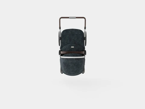 Silver Cross Slate Stroller 3D Model