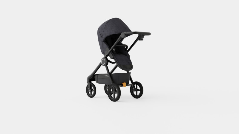 Stokke Beat Black Melange Stroller 3D Model .c4d .max .obj .3ds .fbx .stl .blend 
