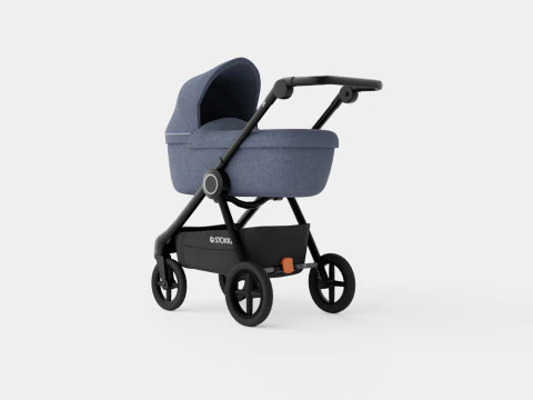 Wózek Stokke Beat w kolorze niebieskim Model 3D