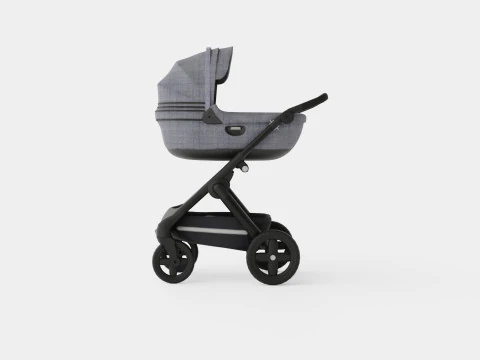 Stokke Trailz Bassinet Stroller 3D Model