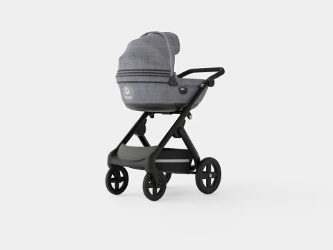 Stokke Trailz Bassinet Stroller 3D Model