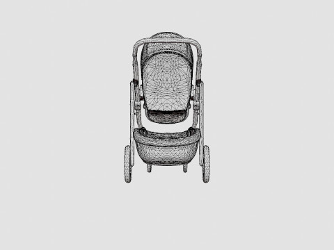 Uppababy Cruz 2018 Stroller Modello 3D