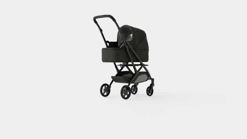 Uppababy Minu Stroller 3D Model .c4d .max .obj .3ds .fbx .stl .blend 