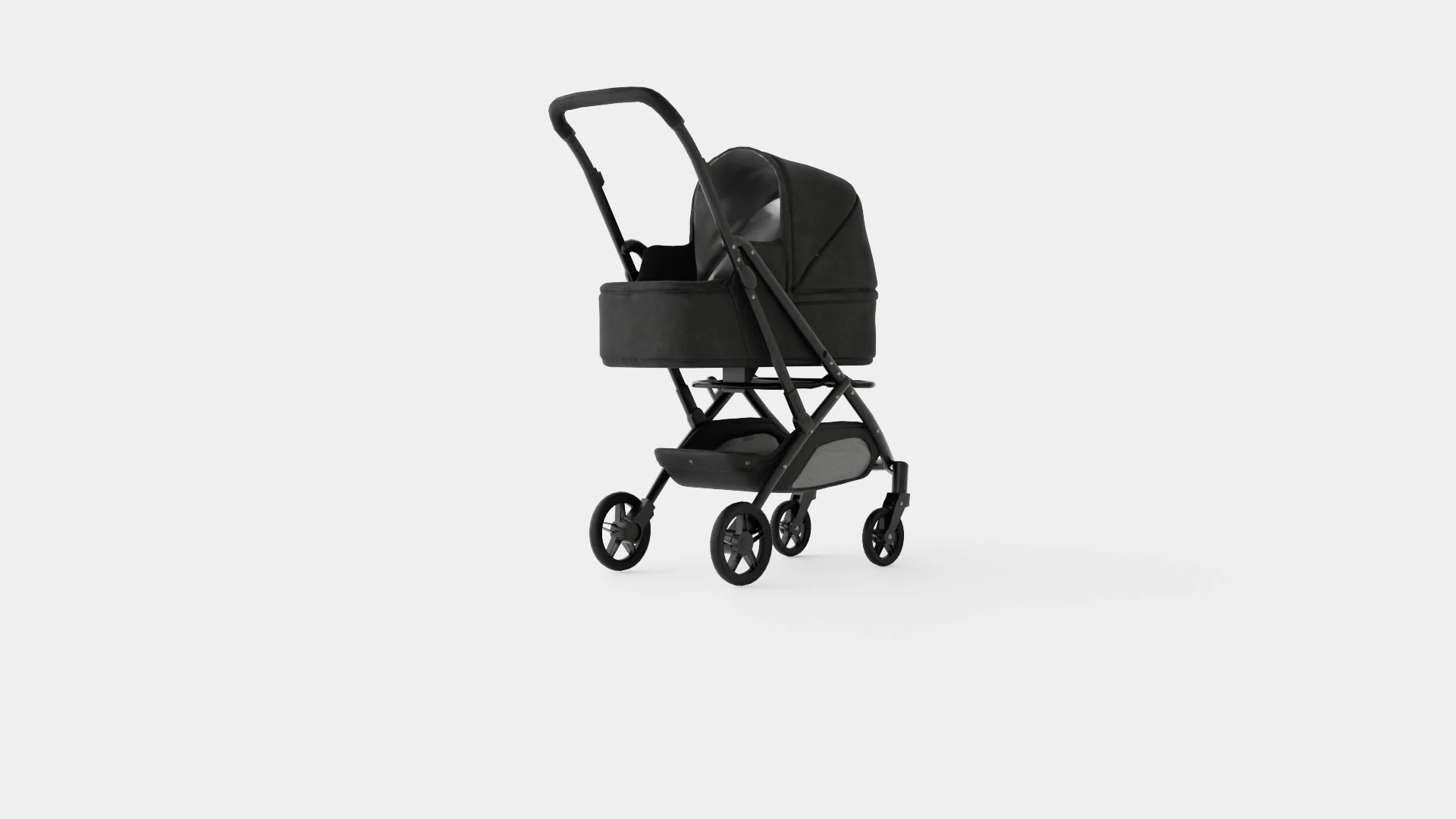 Uppababy Minu Stroller 3D Model .c4d .max .obj .3ds .fbx .stl .blend 