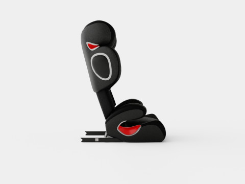 Cybex Solution ZFix Stardust Black Car Seat 3D Model