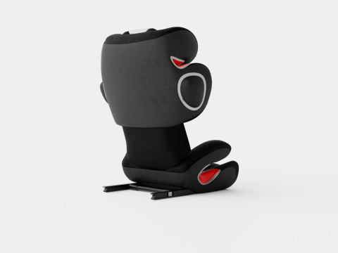 Cybex Solution ZFix Stardust Black Car Seat 3D Model