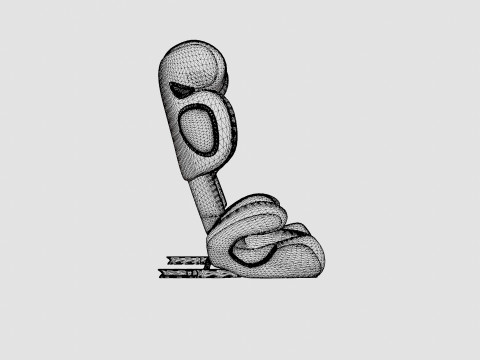 Cybex Solution ZFix Stardust Black Car Seat 3D Model