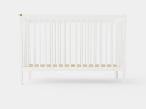 Crib Ulla Baby Bed 3D Model
