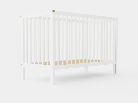 Crib Ulla Baby Bed 3D Model