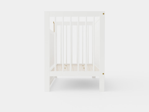 Crib Ulla Baby Bed 3D Model