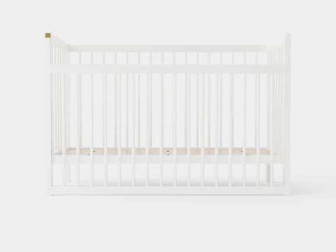 Crib Ulla Baby Bed 3D Model