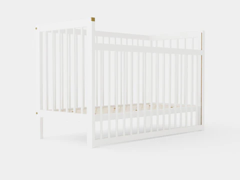 Crib Ulla Baby Bed 3D Model