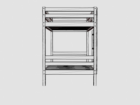 Hoppekids Basic Growing Bed 3D Model
