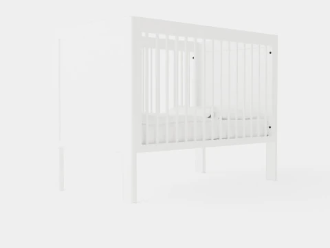Sofa Lukas Baby Bed 3D Model