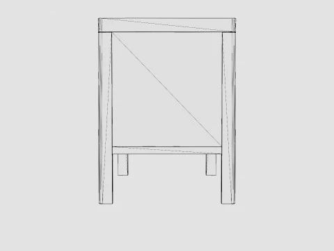 Sofa Lukas Baby Bed 3D Model