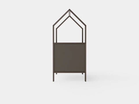 Stokke Home Bed Hazy Grey 3D Model