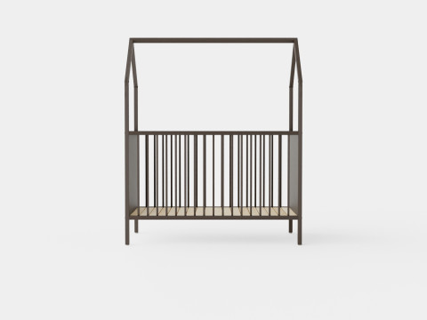 Stokke Home Bed Hazy Grey 3D-Modell