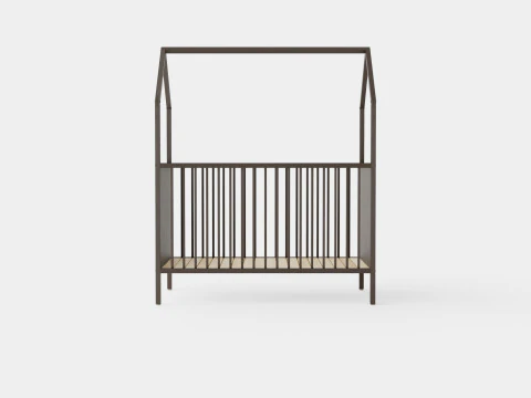 Stokke Home Bed Hazy Grey 3D Model